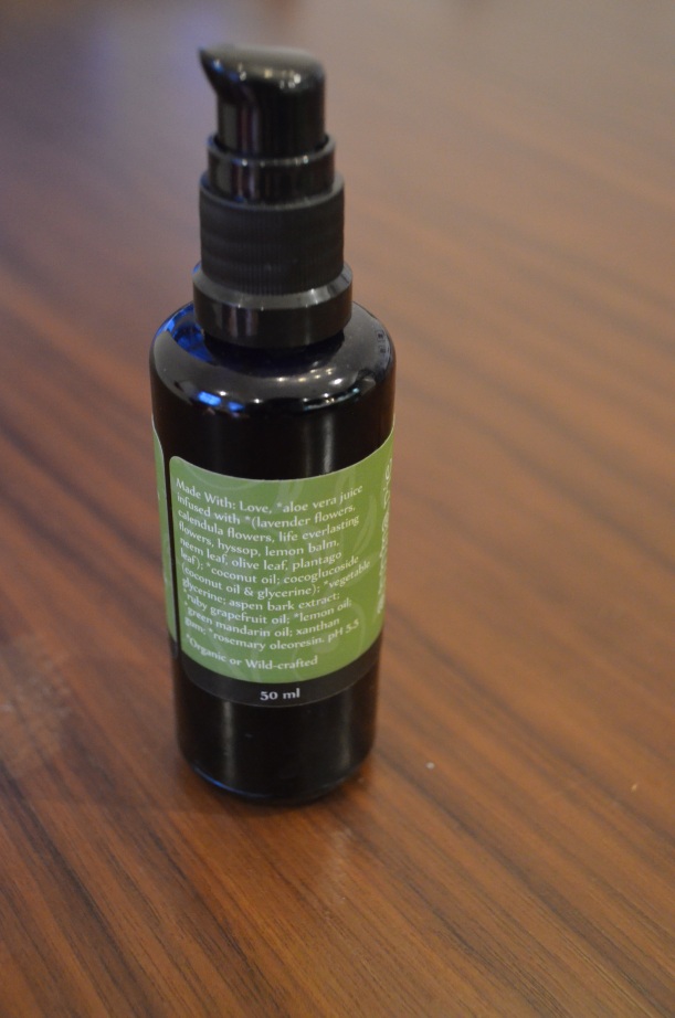 Aloe-herb facial Cleanser Ingredient List